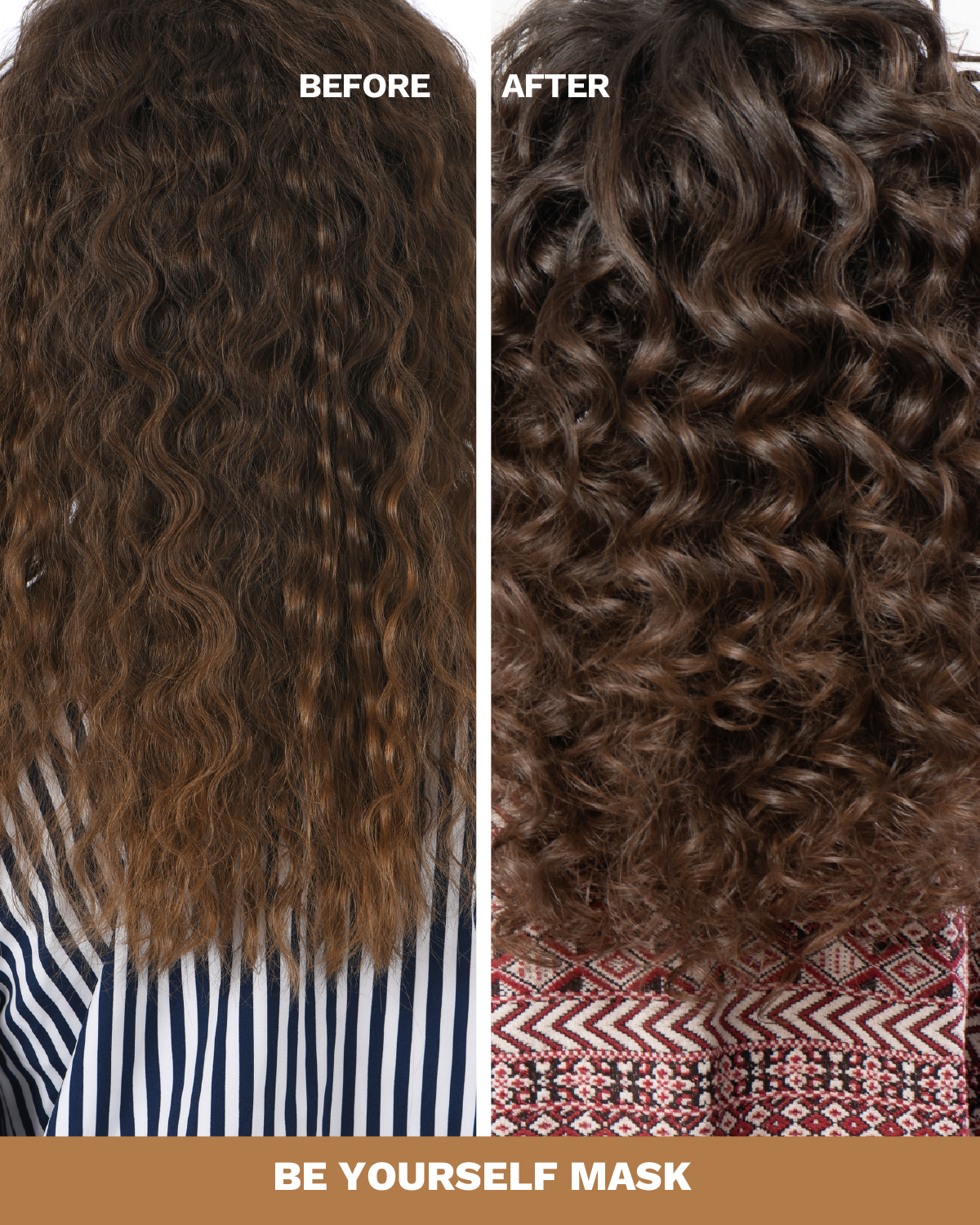 Hydrating Hair Mask | For Curly, Wavy, and Coily Hair | BE YOURSELF | 17oz