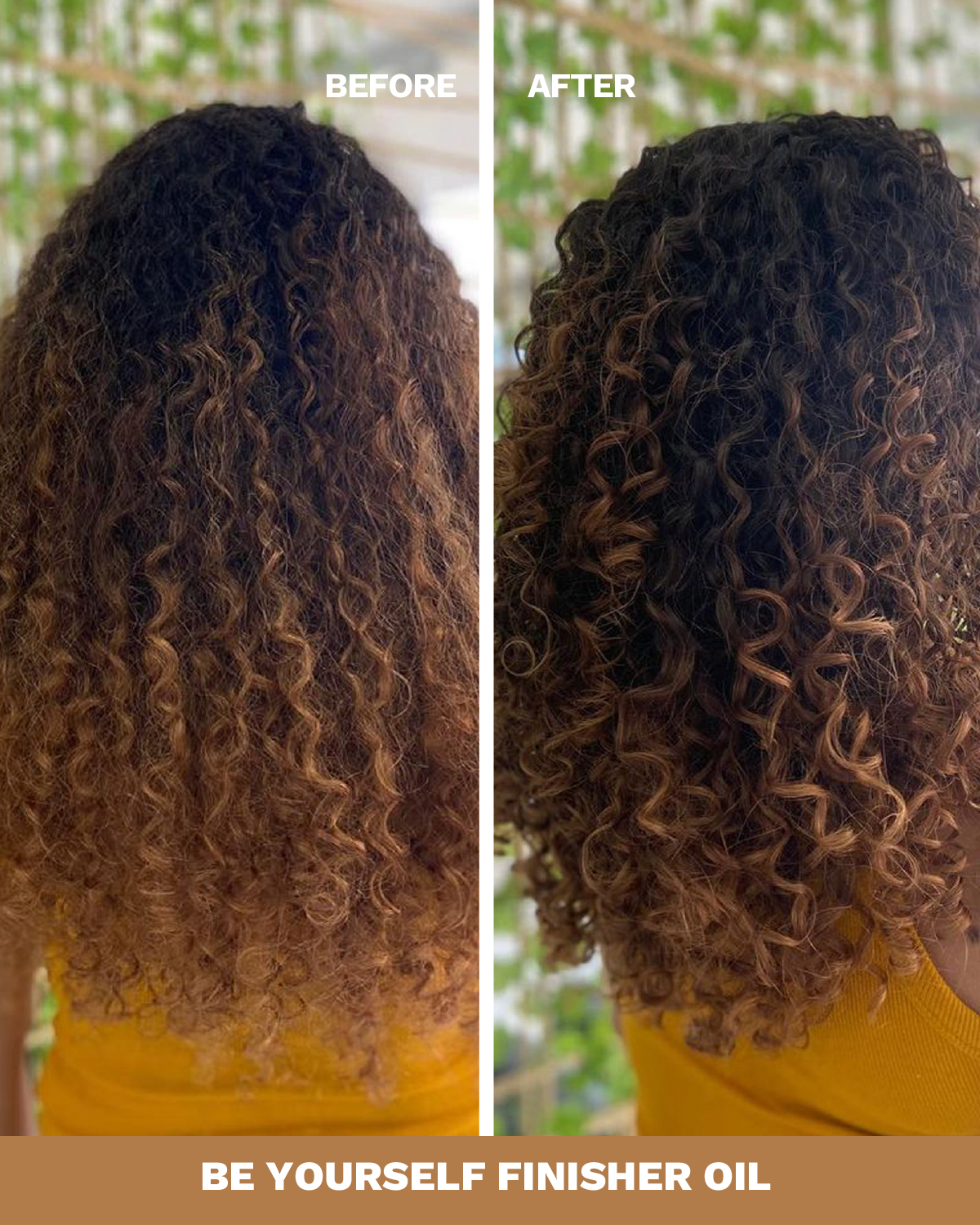 Finisher Oil | For Wavy Hair | Greasy Scalp and Dry Ends | BE YOURSELF | 4oz