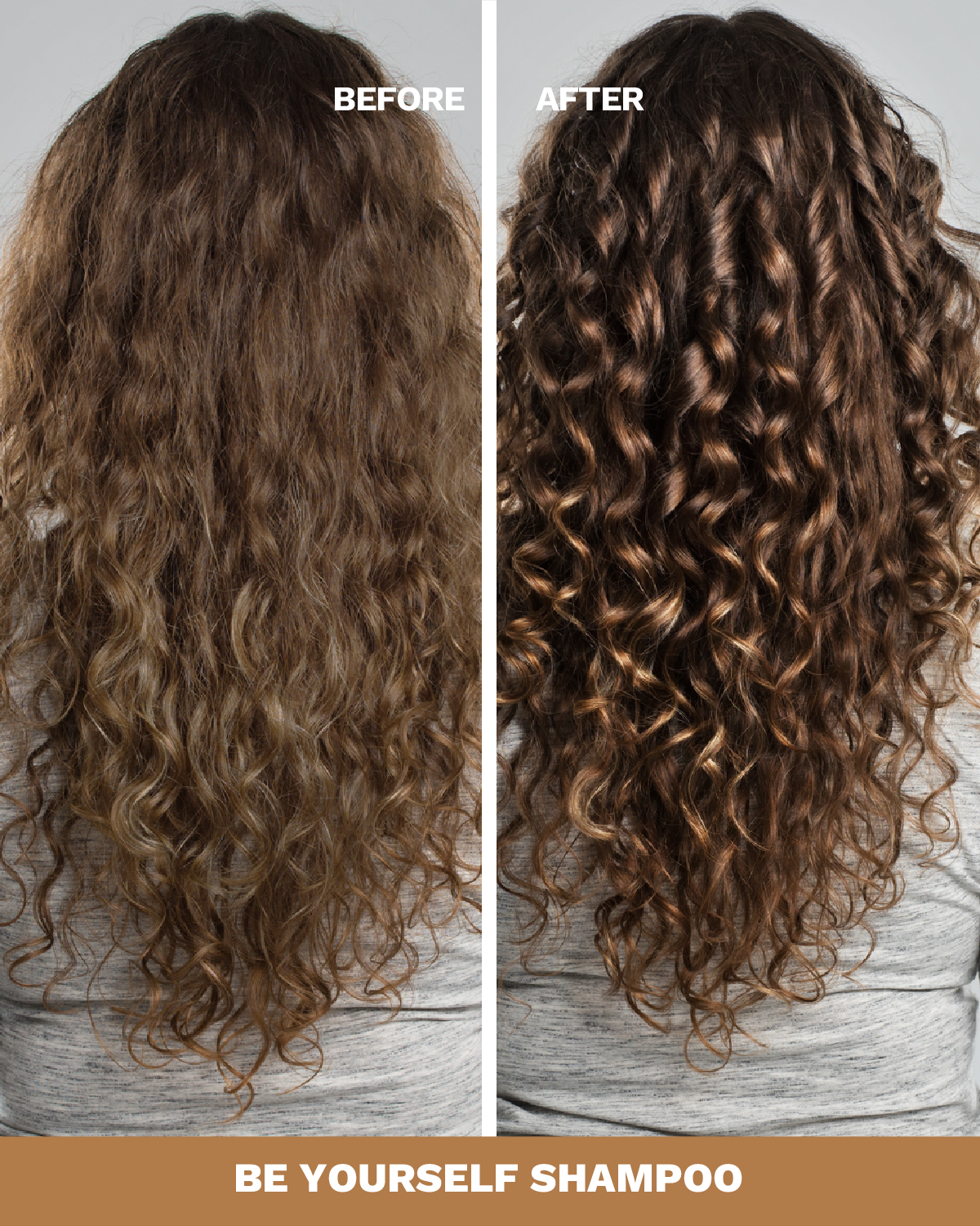 Hydrating Shampoo | For Curly, Wavy, and Coily Hair | BE YOURSELF | 16oz